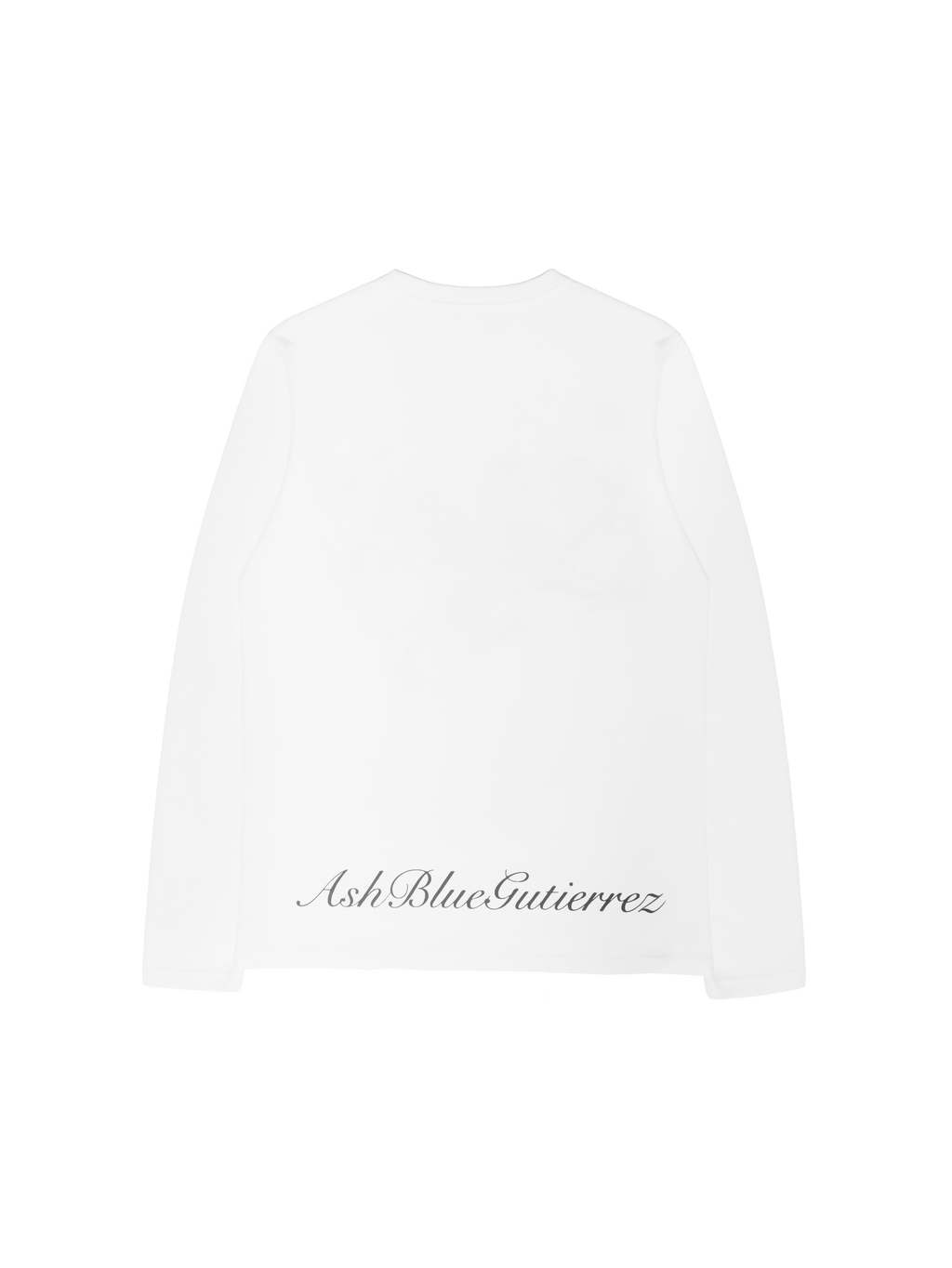 ABG WHITE LONGSLEEVE