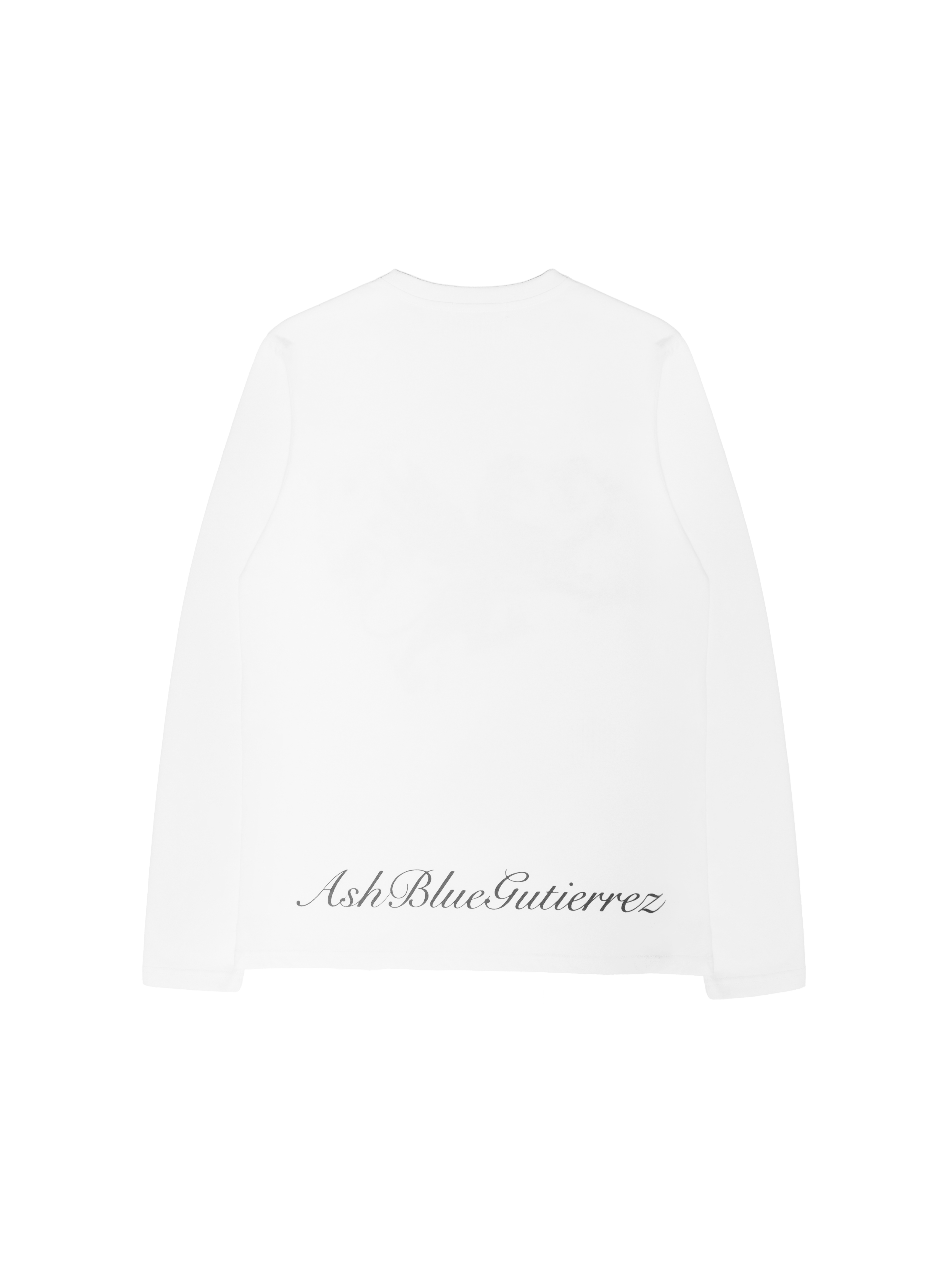 ABG WHITE LONGSLEEVE