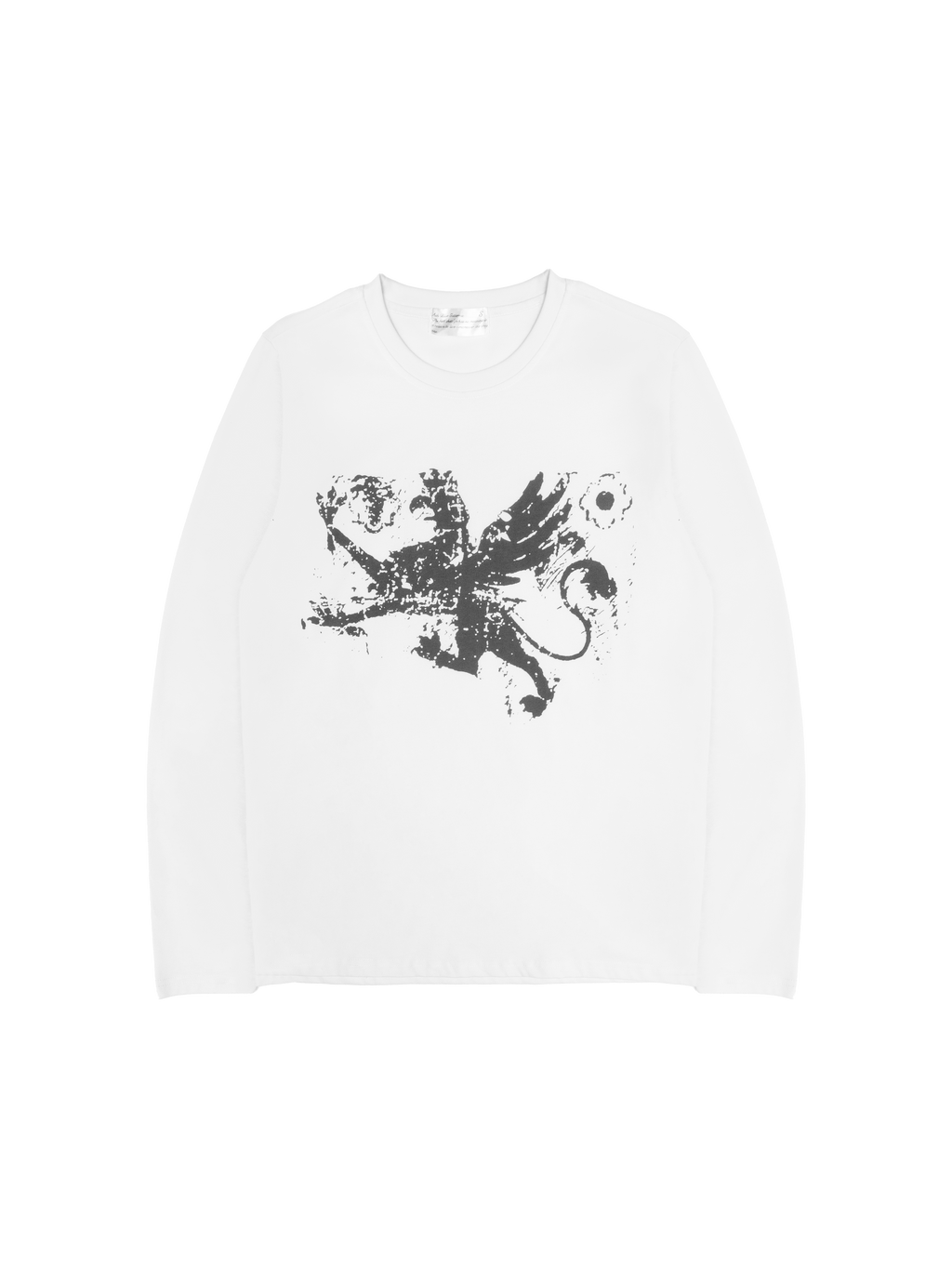 ABG WHITE LONGSLEEVE