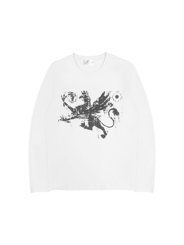 ABG WHITE LONGSLEEVE